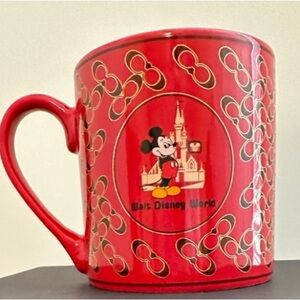 COACH x Disney World Red Mickey Mouse Mug